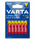 VARTA (συσκ.6) LONGLIFE MAX POWER 6 AAA